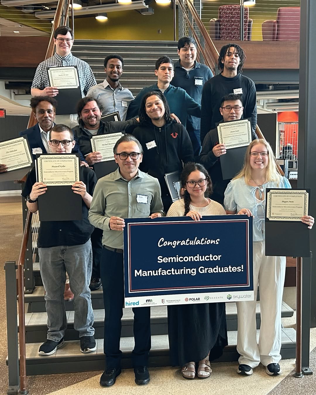 Congratulations to the inaugural graduating class of the Semiconductor Technician Career Pathways Program! We're proud o...