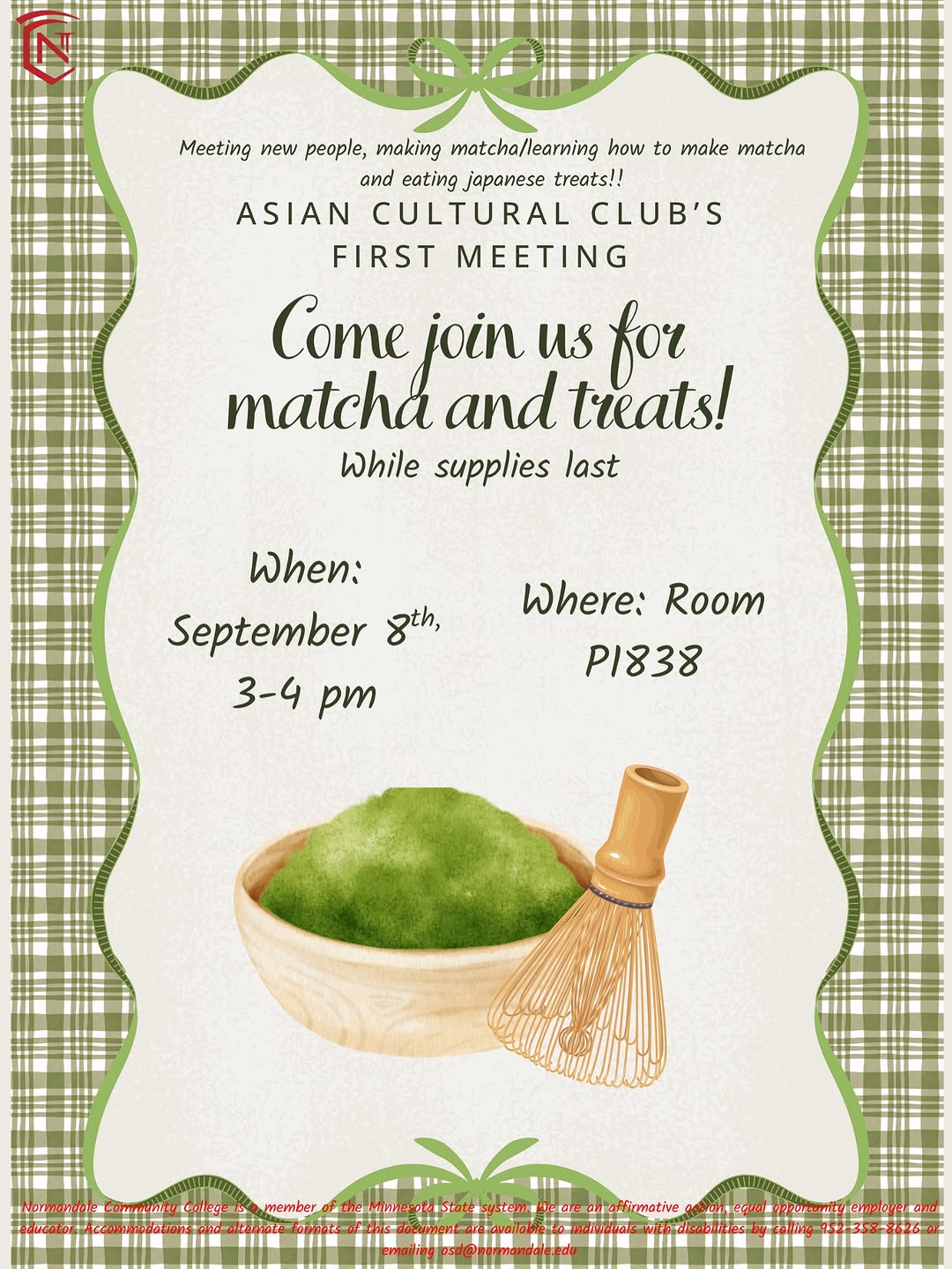 Hey! Ever been to a club meeting that’s totally zen? �� This coming Monday, the Asian Cultural Club is having it’s first...