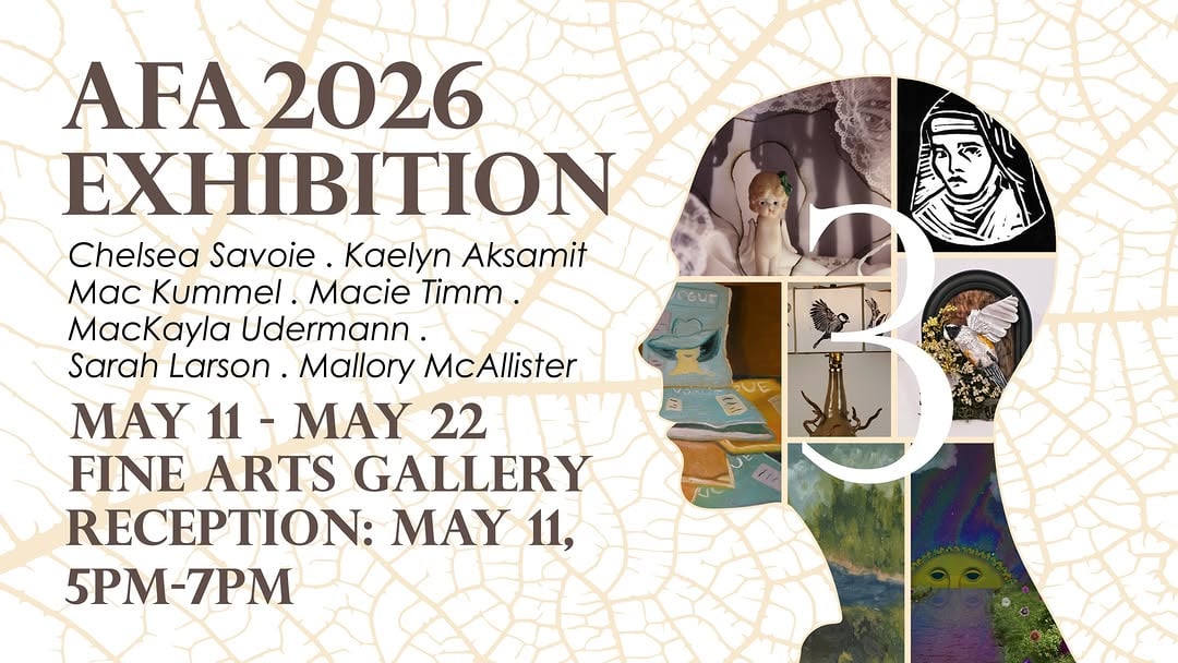 Our final AFA Exhibition Reception of 2026 will be held on Monday, May 11th from 5-7pm. Everybody is welcome to join the...