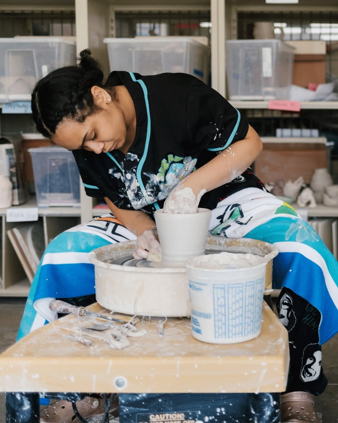 Our Art Activism and Creative Citizenship students have been busy this semester, not just perfecting their ceramic skill...
