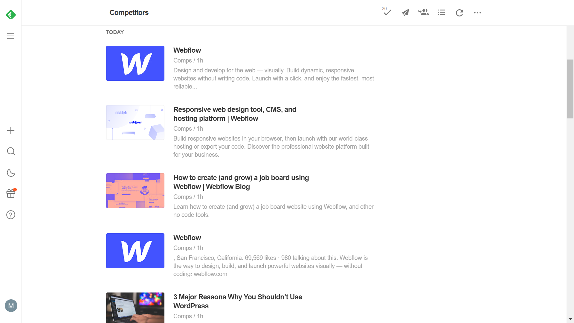 generate RSS from any website